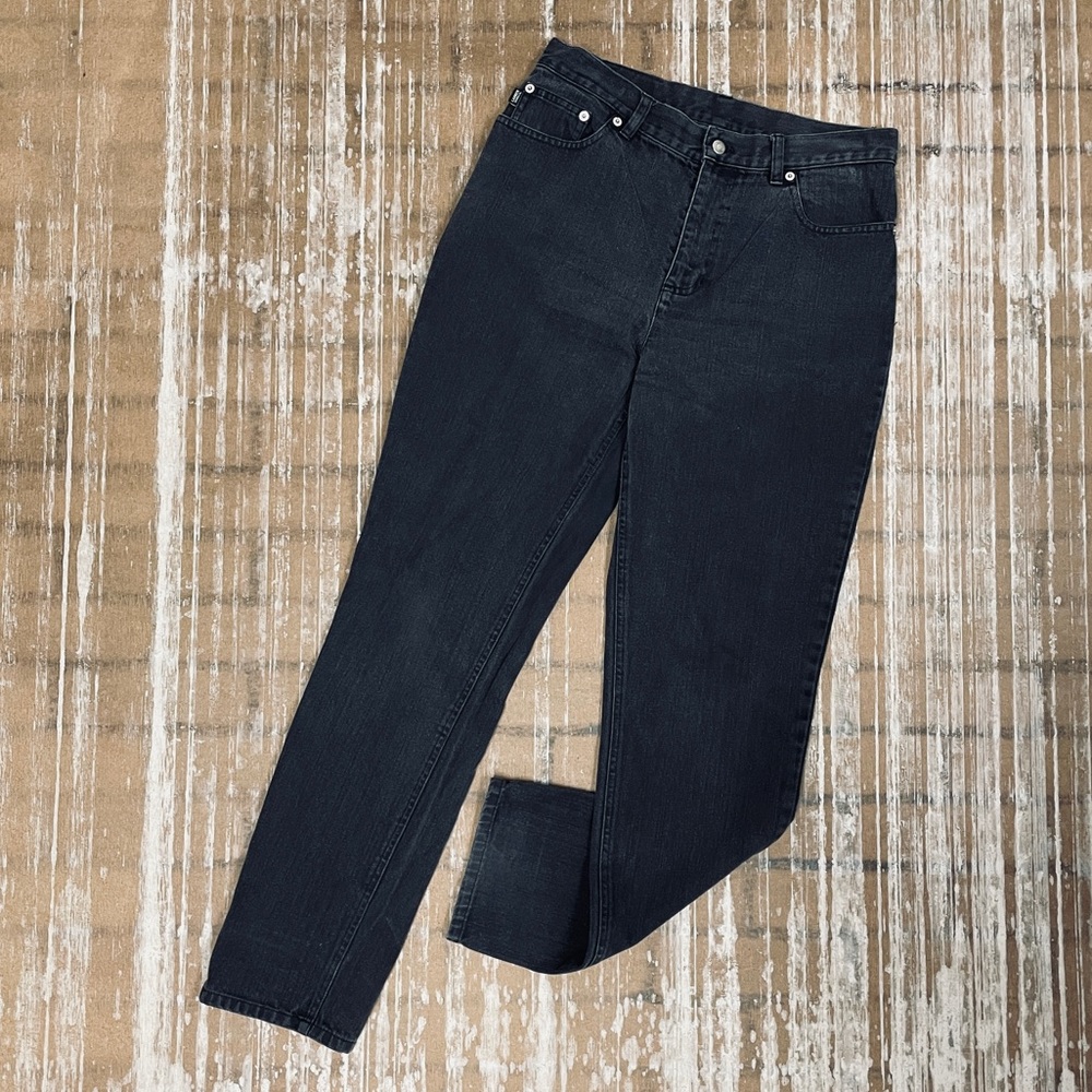 Vintage Ralph Lauren‎ Distressed Black ‘Mom Jeans’